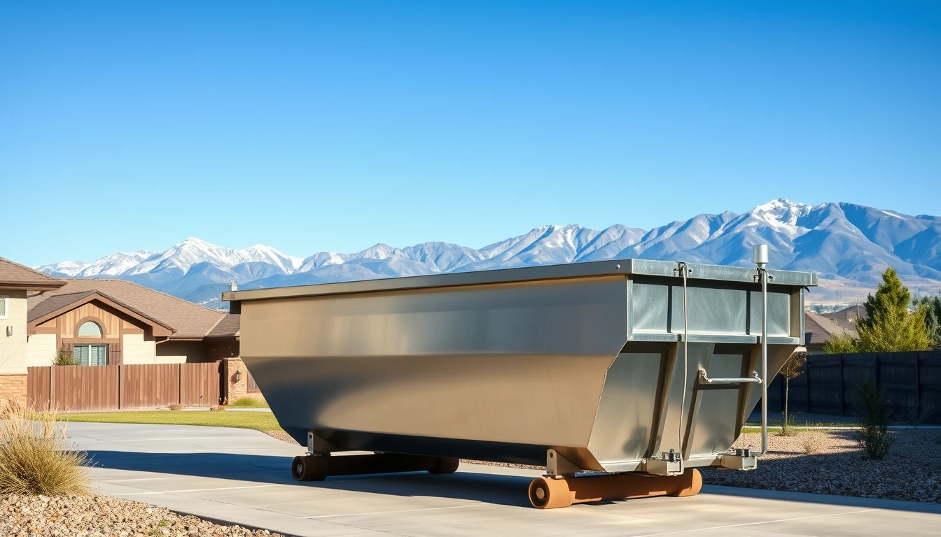 Roll off dumpster delivered in Colorado Springs, CO
